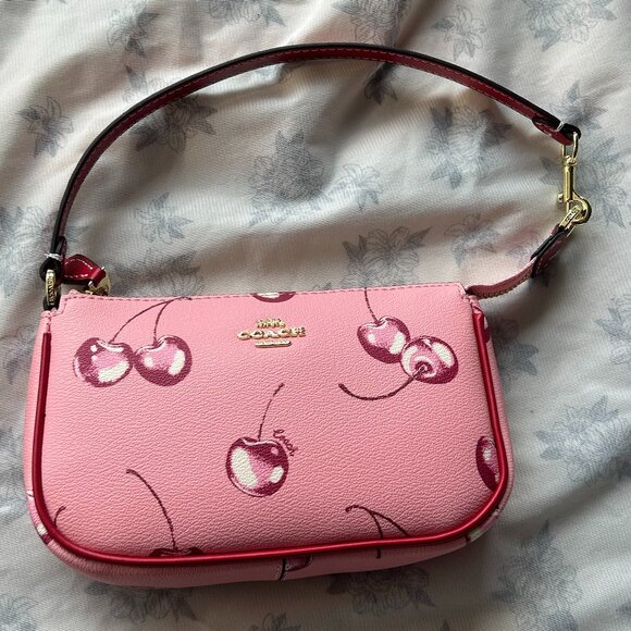 Coach Nolita 19 With Cherry Print Shoulder Bag - Picture 1 of 7